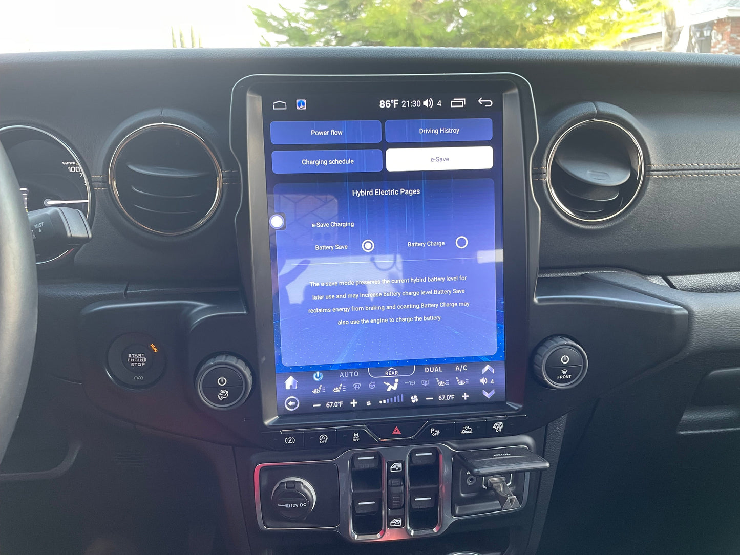 [Open box] 12.1” Android 10 /12/ 13/14 Vertical Screen Navigation Radio for Jeep Wrangler JL 2018 - 2023