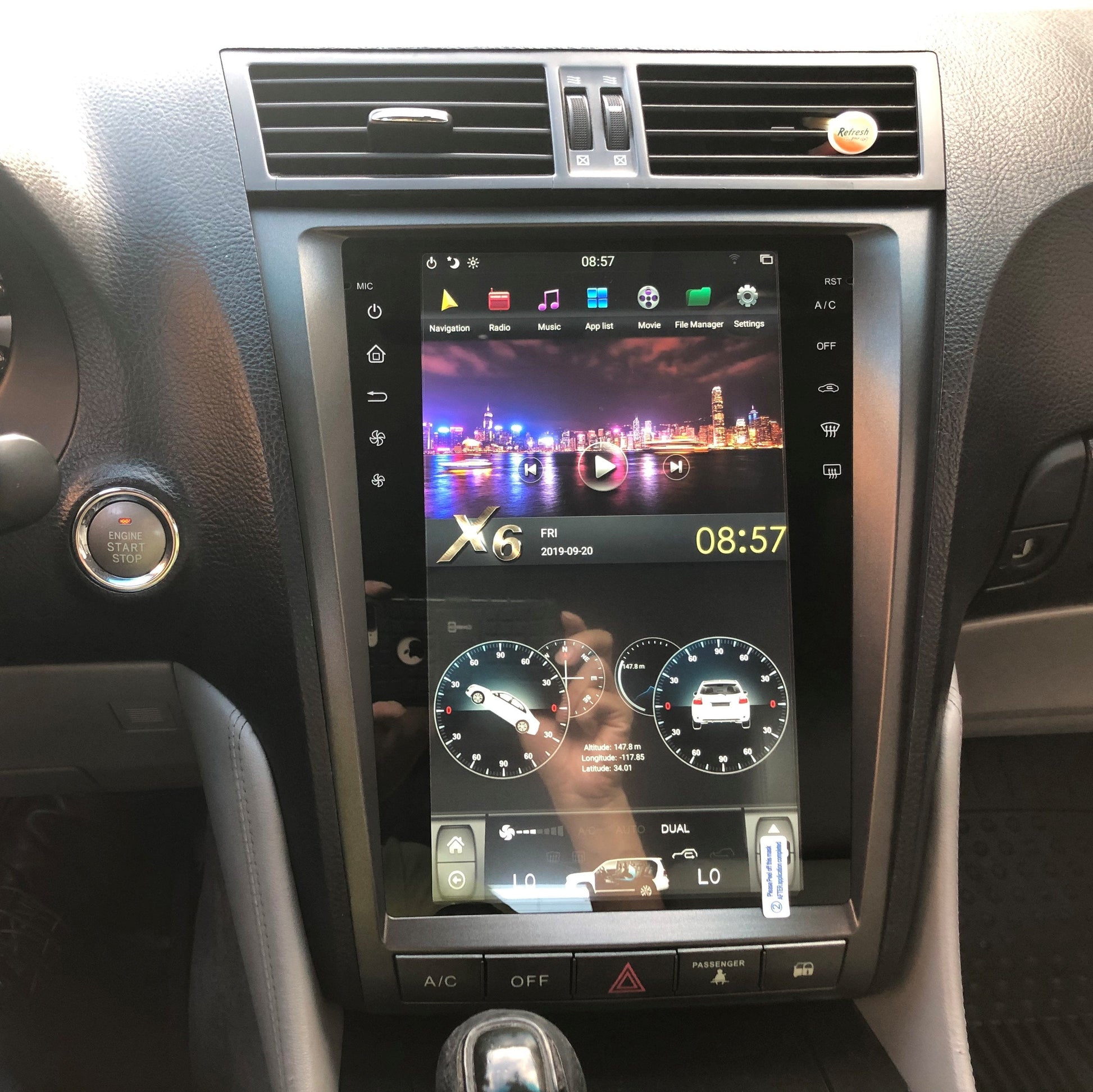 [open box] [ PX6 SIX-CORE ] 11.8" Vertical Screen Android 9 Fast boot Navigation Radio for Lexus GS 300 350 430 450h 460 2005 - 2011