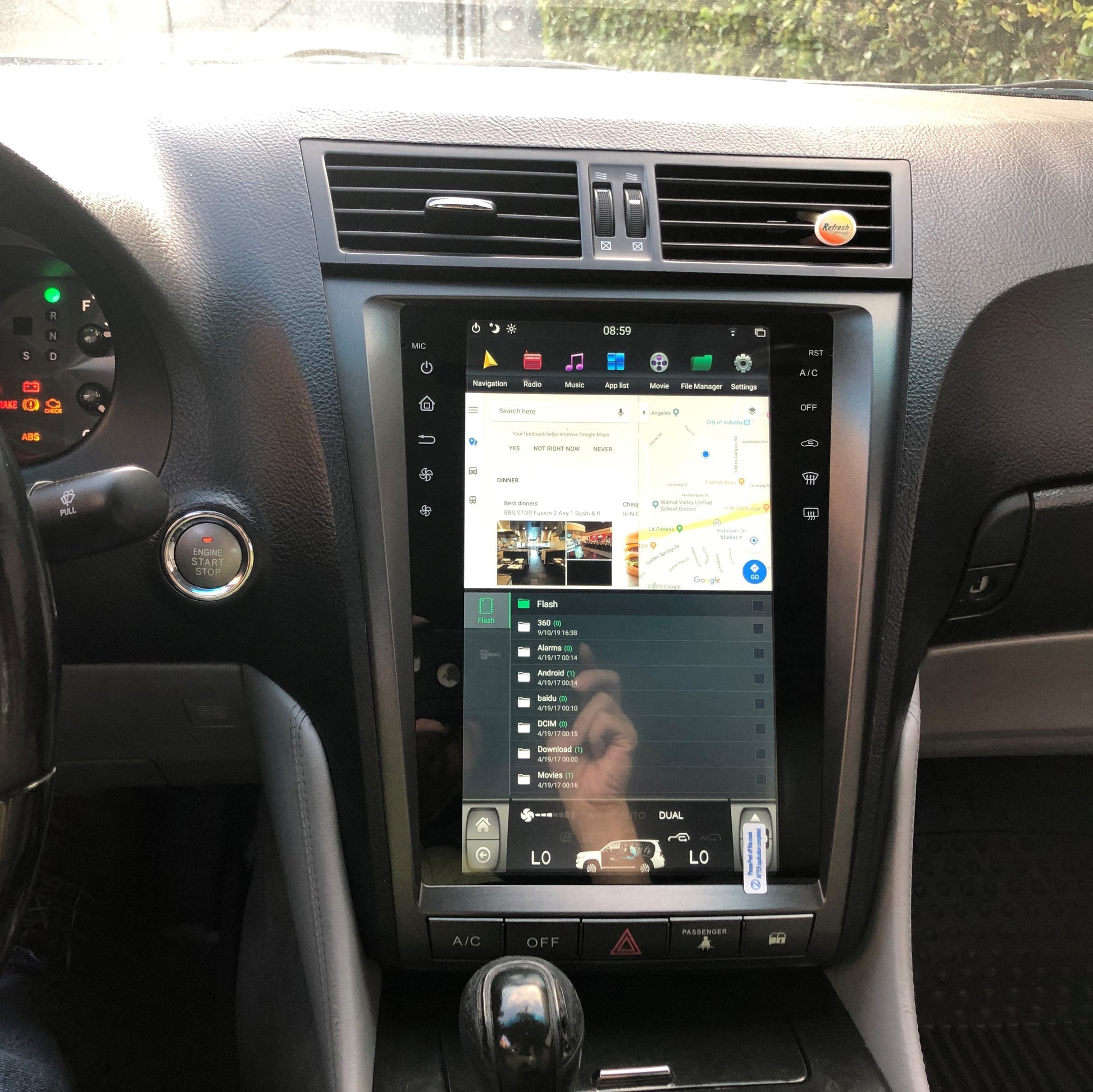 [open box] [ PX6 SIX-CORE ] 11.8" Vertical Screen Android 9 Fast boot Navigation Radio for Lexus GS 300 350 430 450h 460 2005 - 2011