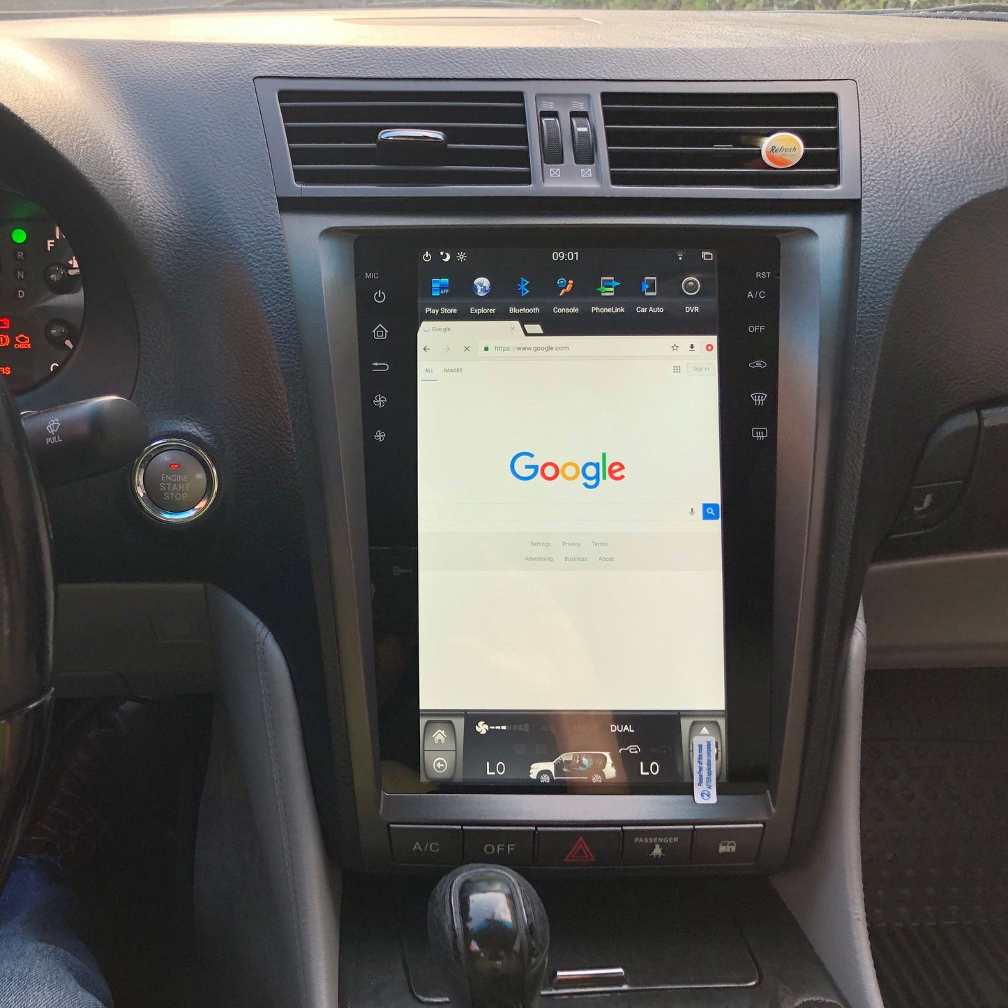 [open box] [ PX6 SIX-CORE ] 11.8" Vertical Screen Android 9 Fast boot Navigation Radio for Lexus GS 300 350 430 450h 460 2005 - 2011