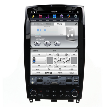 [ G6 octa-core ] 12.1" Vertical Screen Android 13 Fast boot Navigatio Receiver for Infiniti QX50 2010 - 2017