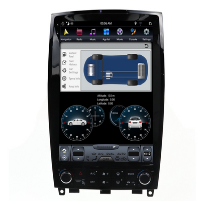 [ G6 octa-core ] 12.1" Vertical Screen Android 13 Fast boot Navigatio Receiver for Infiniti QX50 2010 - 2017