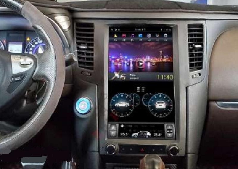 [ G6 octa-core ] 13.6" Vertical Screen Android 13 Fast boot Navigatio Receiver for Infiniti QX70 FX25 FX35 FX37 2009 - 2016