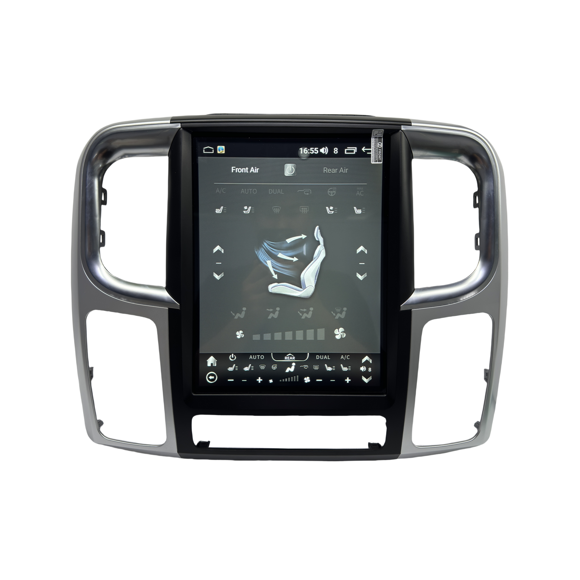 12.1“ / 13" Android 13/14 Fast boot Vertical Screen Navi Radio for Dodge Ram 2009 - 2018