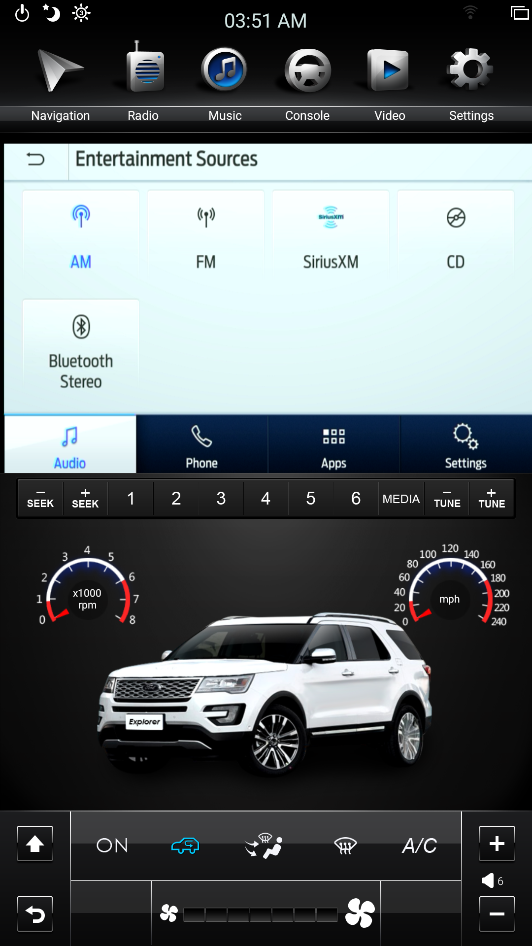 SYNC3 module 4.3 inch to 8 inch with touch control upgrade for Selected 2018 and later Ford Vehicles