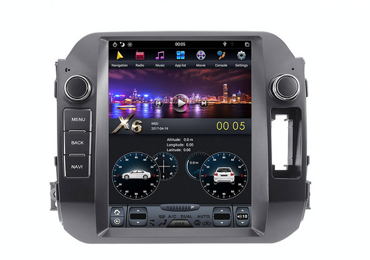 [ G6 Six - Core ] 10.4" Vertical Screen Android 13.0 Navigation Radio for Kia Sportage 2010 -