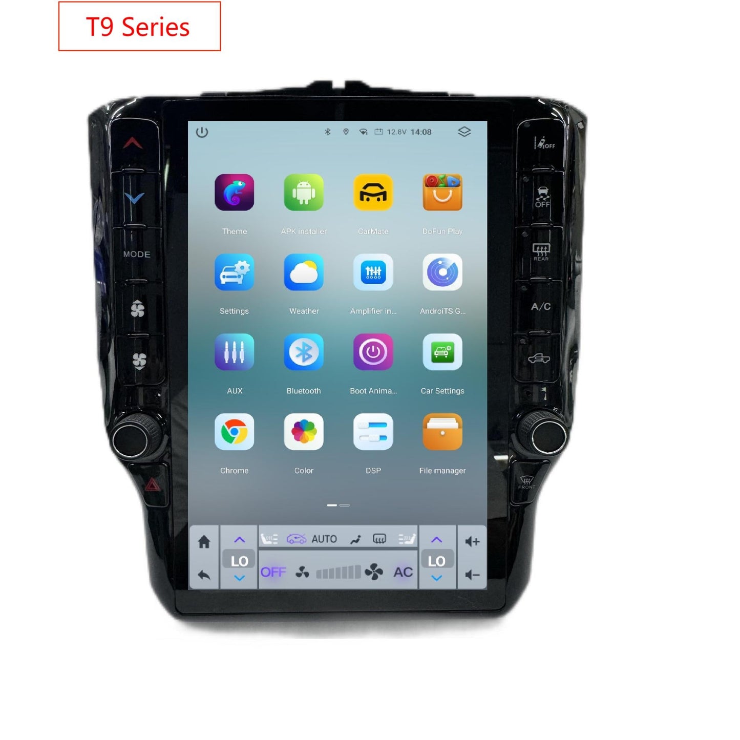 11.5” Android 13/14 Vertical Screen Navigation Radio for Dodge Ram 2019- 2024