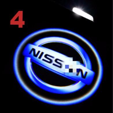 26 Style 2X Ghost Lights Door Step Welcome Lights for Nissan Altima Teana Armada Maxima Titan Quest