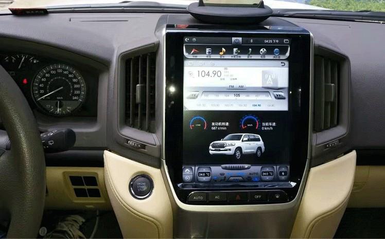 [ G6 octa-core ] 12.1" Vertical Screen Android 11 Fast Boot Navi Radio for Toyota Land Cruiser 2016 2017 | Phoenix Automotive