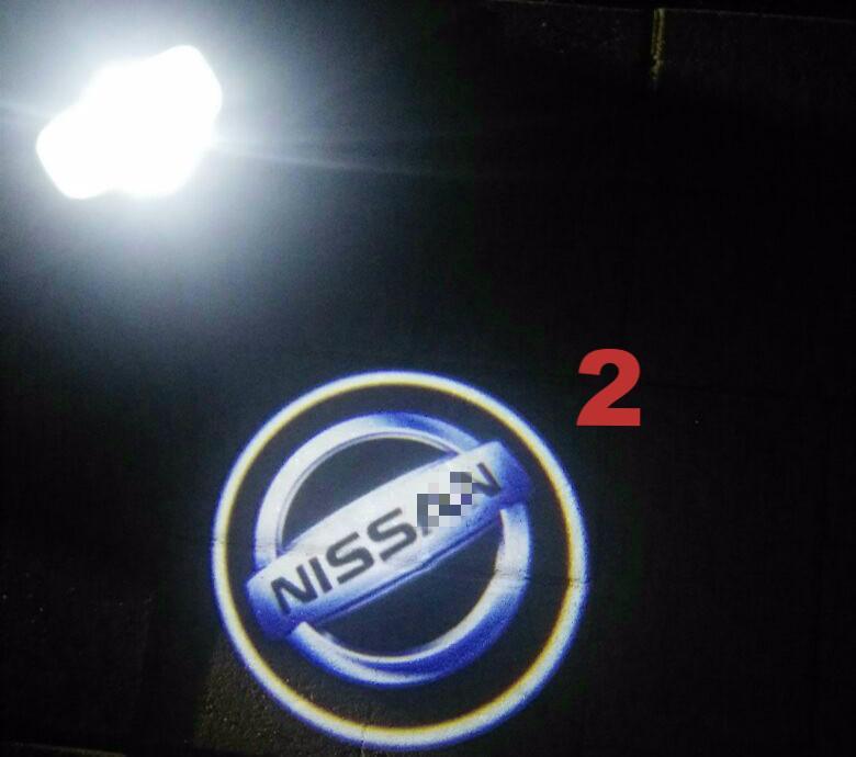 26 Style 2X Ghost Lights Door Step Welcome Lights for Nissan Altima Teana Armada Maxima Titan Quest