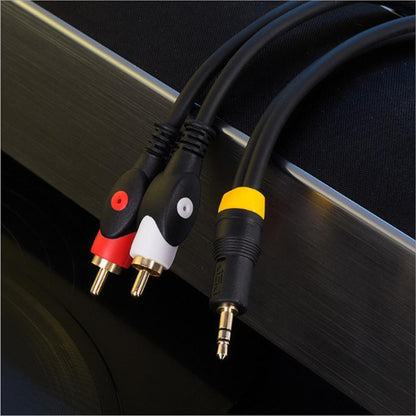 3.5mm to 2-Male RCA Adapter Cable AUX cable different length available