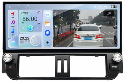 12.3 Inch Android 14 Universal Car Radio Stereo Android Auto Carplay for Toyota Prado 2014-2017