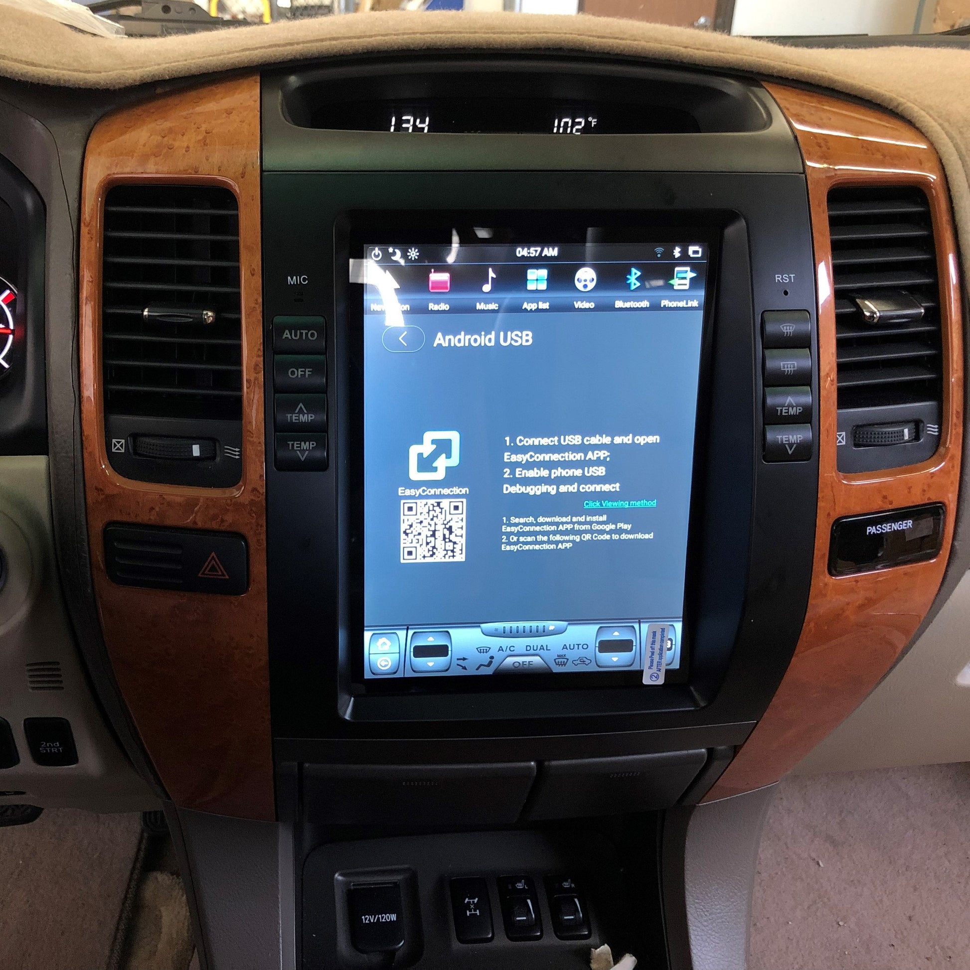10.4" Vertical Screen Android 14 Fast boot Navigation Radio for Lexus GX 470 2003 - 2009