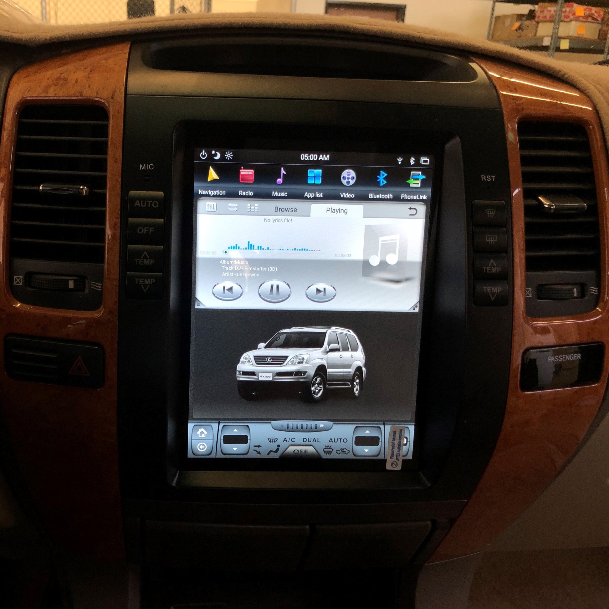 10.4" Vertical Screen Android 14 Fast boot Navigation Radio for Lexus GX 470 2003 - 2009