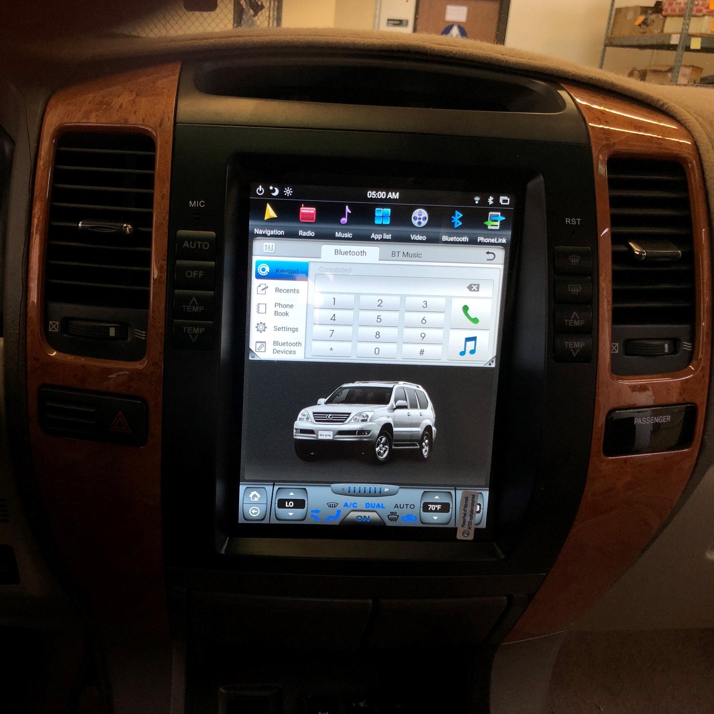 10.4" Vertical Screen Android 14 Fast boot Navigation Radio for Lexus GX 470 2003 - 2009