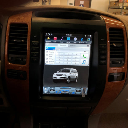 10.4" Vertical Screen Android 14 Fast boot Navigation Radio for Lexus GX 470 2003 - 2009
