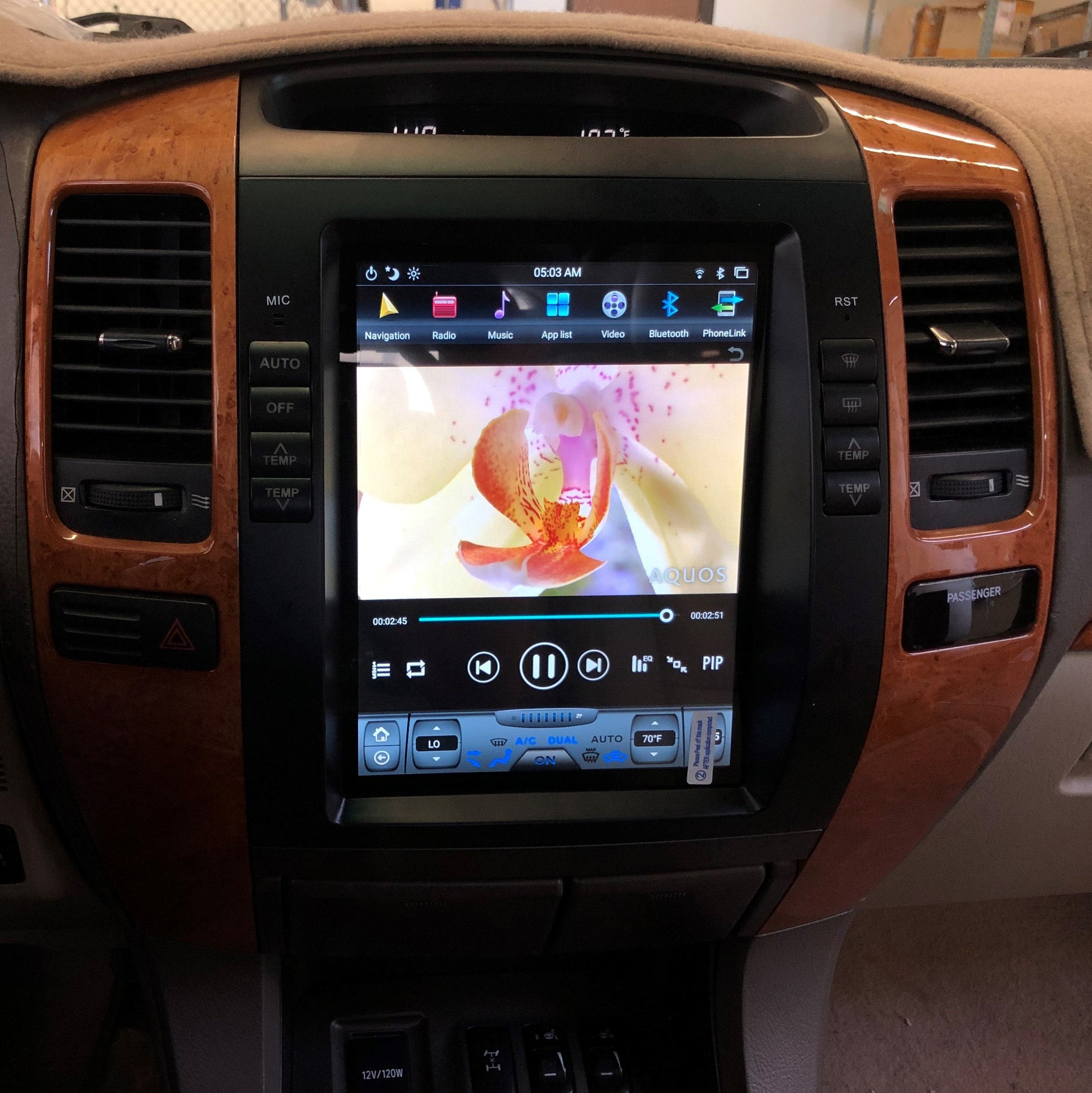 10.4" Vertical Screen Android 14 Fast boot Navigation Radio for Lexus GX 470 2003 - 2009