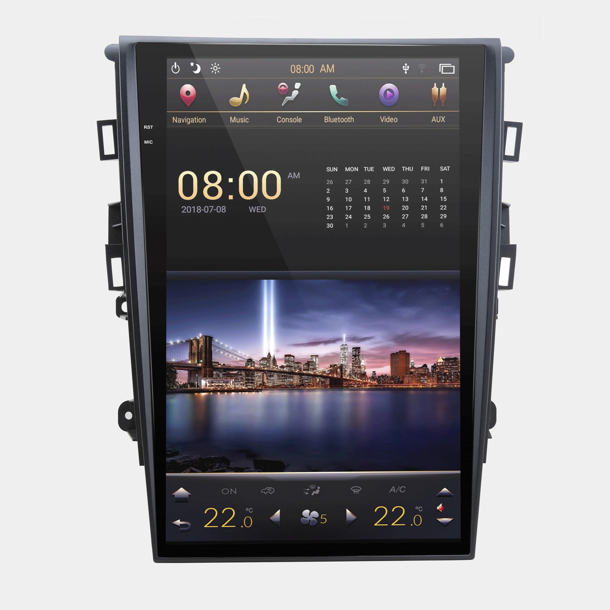 [Open box] [ PX6 SIX-CORE ] 13.6" Vertical screen Android 9 Fast boot Navigation radio for Ford Fusion 2013-2020
