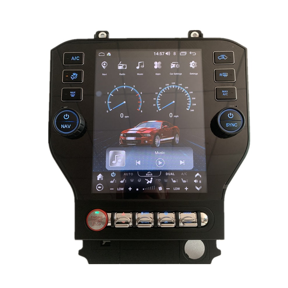 [Open Box] 10.4" Android 9/12/13 Fast Boot Vertical Screen Navigation Radio for Ford Mustang 2015 - 2023