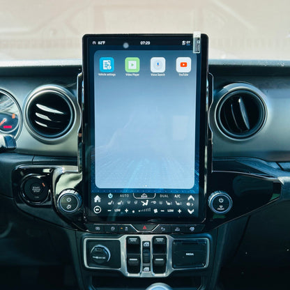 14.5” Android 13/14 Vertical Screen Navigation Radio for Jeep Wrangler/Rubicon/Gladiator 2018 - 2023 (Support both Left/Right peptide)