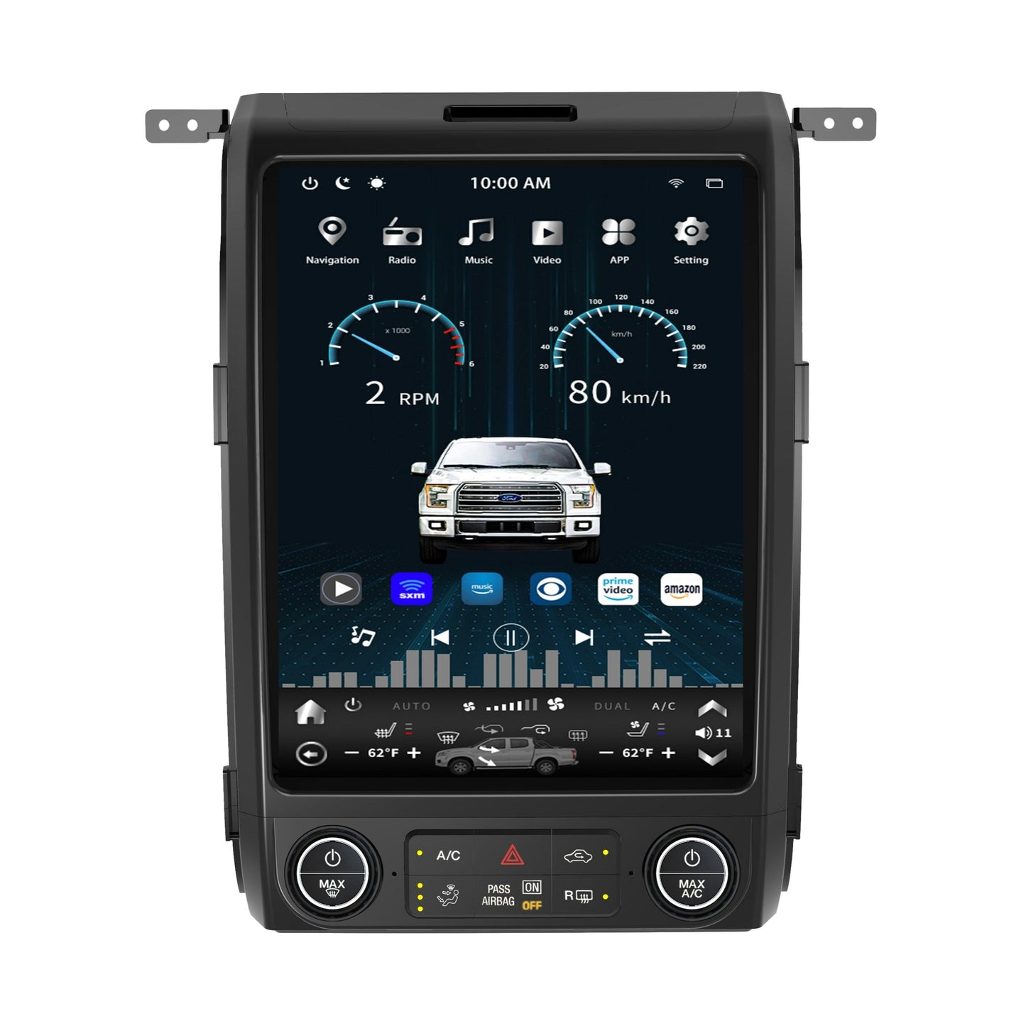[Open box] 13” Android 9/10/12/13 Vertical Screen Navigation Radio for Ford F-150 2009 - 2014