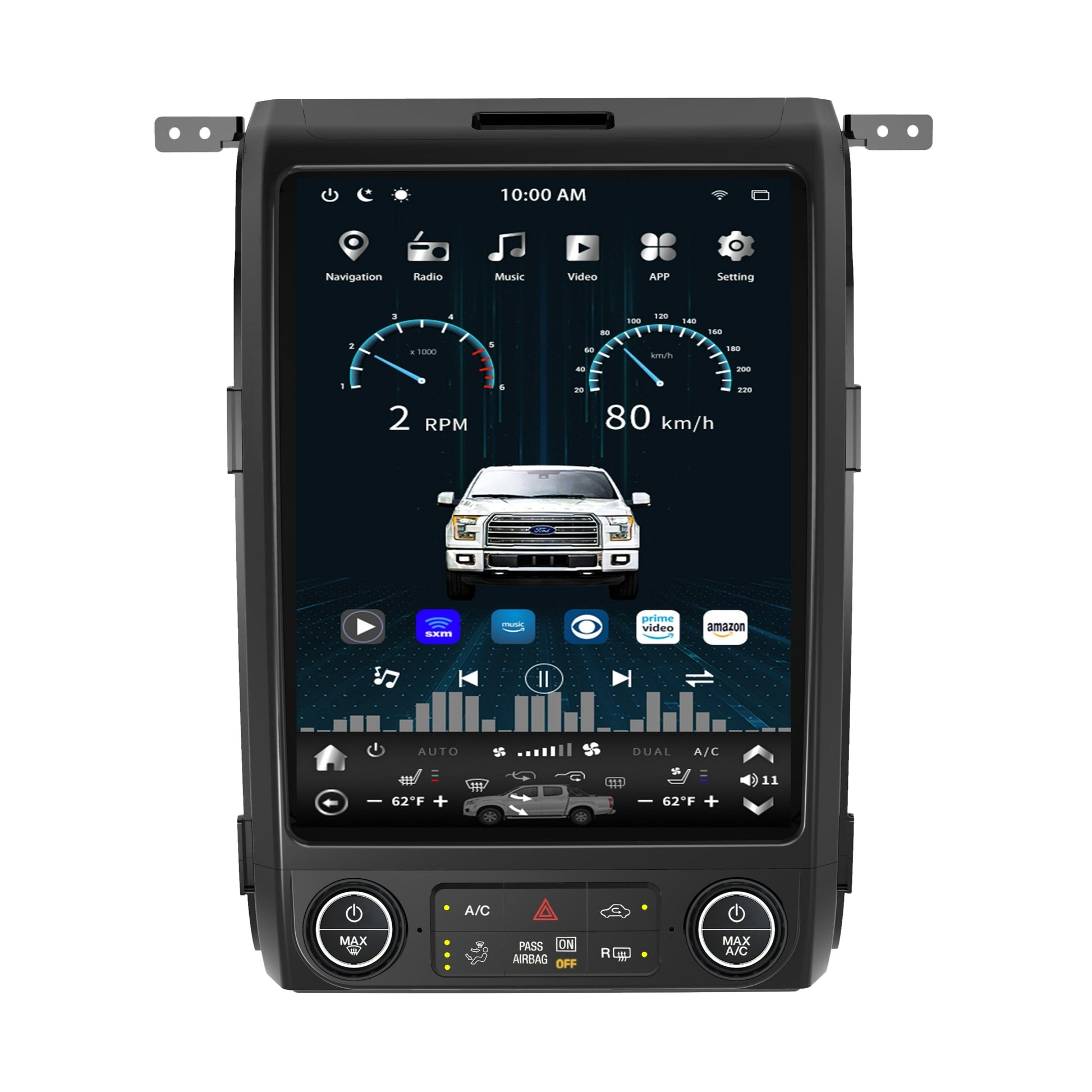[Open box] 13” Android 9/10/12/13 Vertical Screen Navigation Radio for Ford F-150 2009 - 2014
