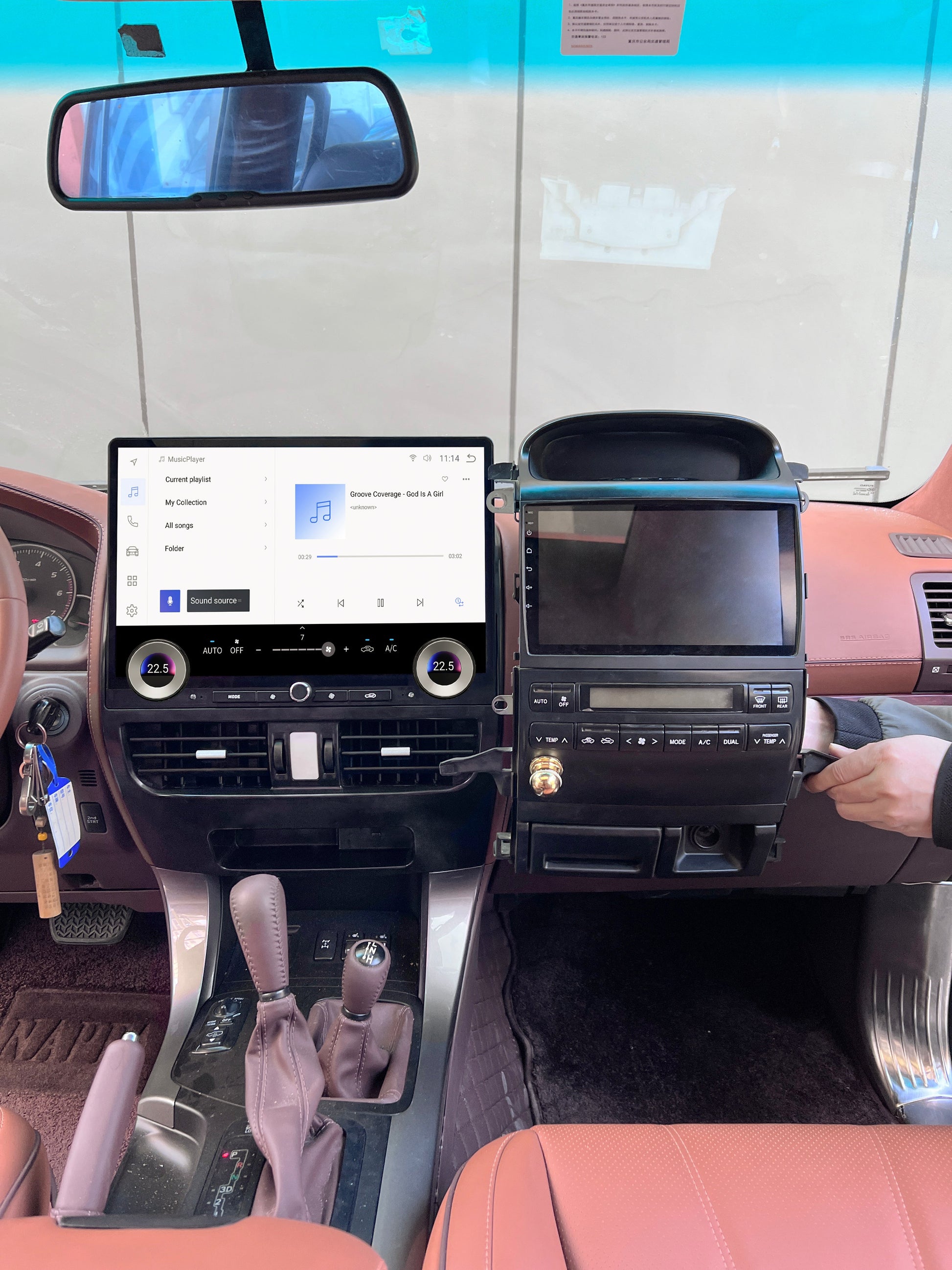 16.8" Android 13 Fast boot Navigation Radio for 2002 - 09 Toyota Prado 2004 - 2009 Lexus GX470