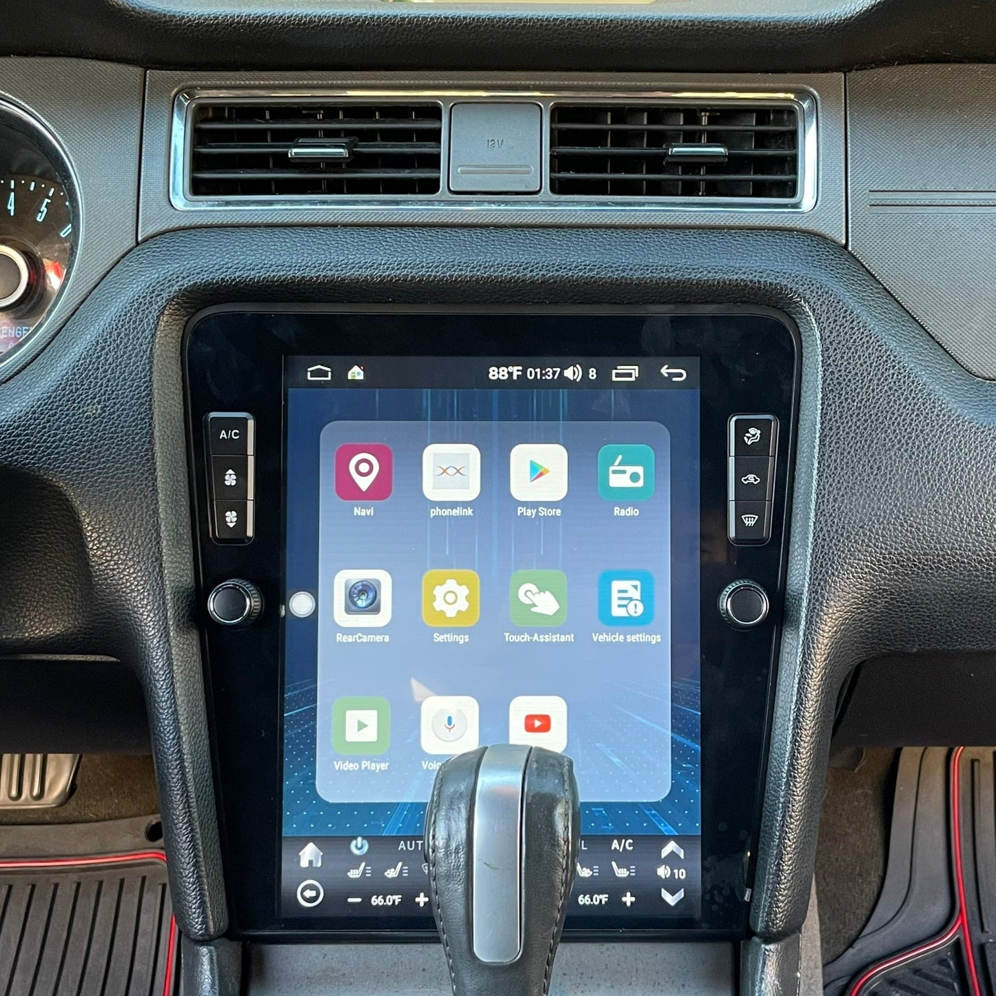 [Open box]12.1" Vertical Screen Android 10/12/13 Fast boot Navigation Radio for Ford Mustang 2010 - 2014