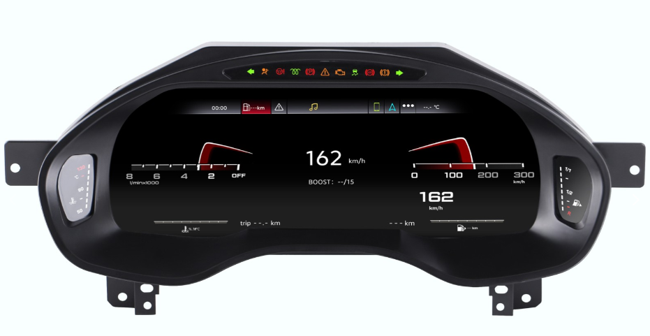 12.3 inch LCD Screen Digital Cluster Gauge for Audi A6/A7 2013-2018 Speedometer Replacement Dashboard Instrument Cluster Digital Display Panel