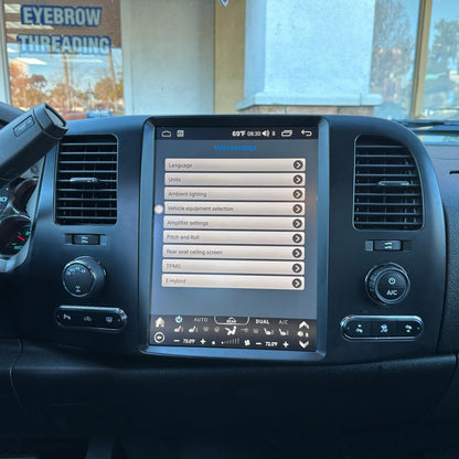 [Open box] 12.1” Android 10/12/13/14 fast boot Vertical Screen Navigation Radio for Chevrolet Silverado GMC Sierra 2007 - 2013