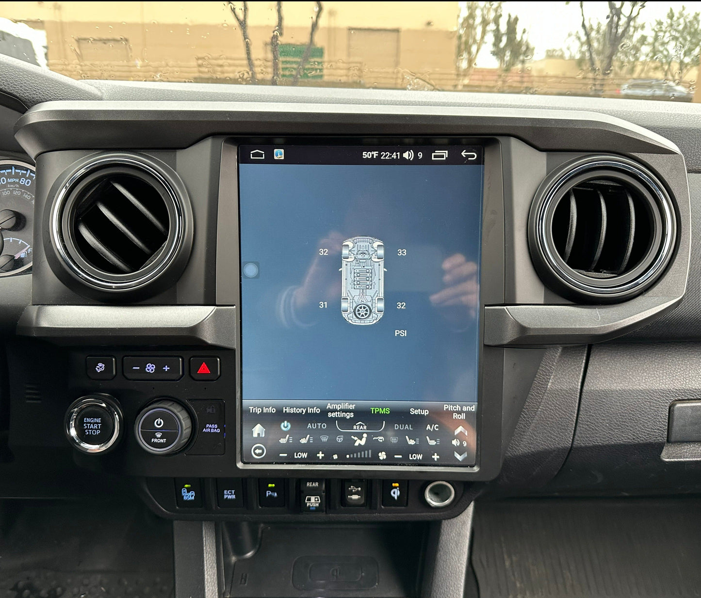 [Open Box] 12.1” Android 13 fast boot Vertical Screen Navigation Radio for Toyota Tacoma 2016 - 2023