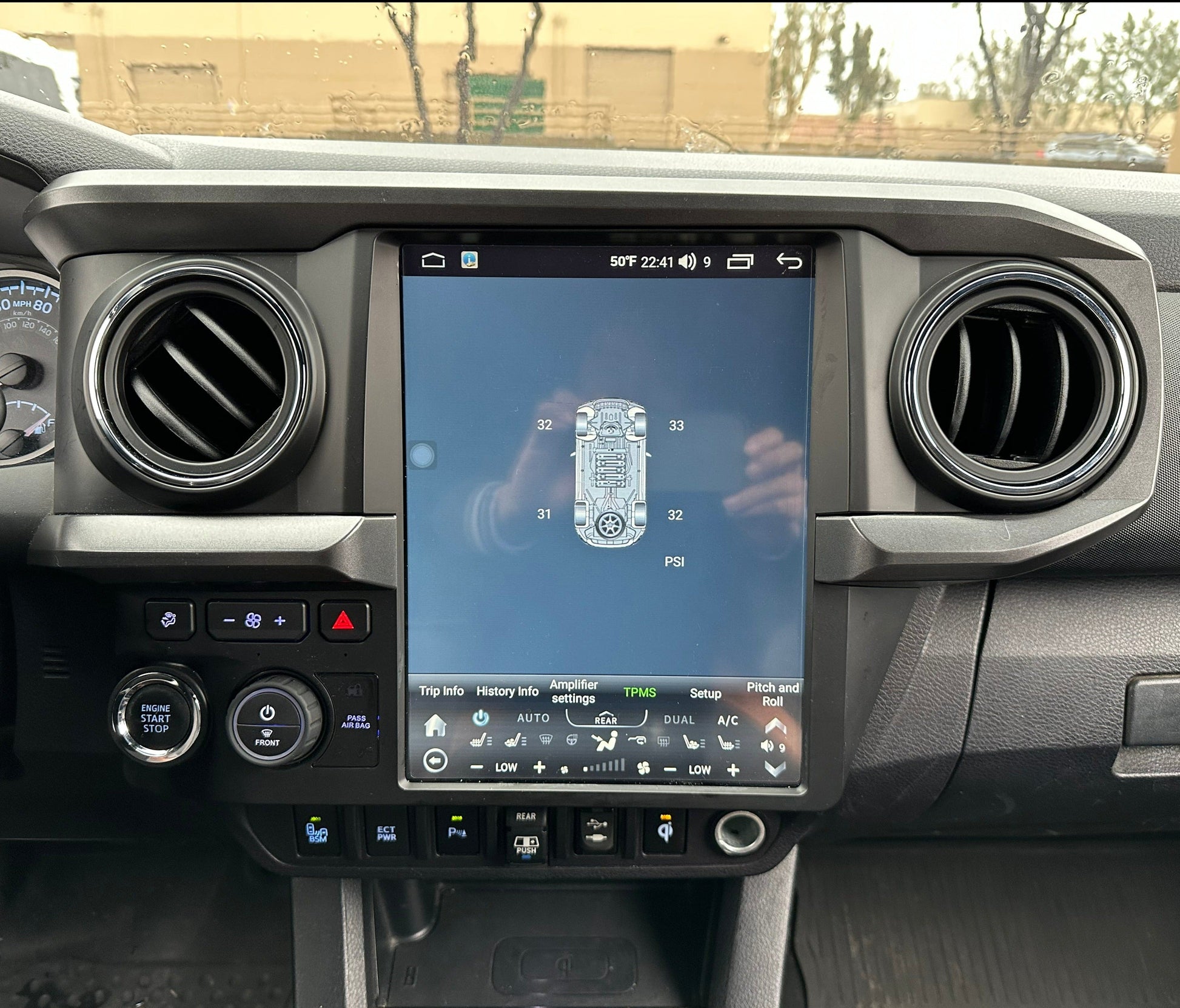 [Open Box] 12.1” Android 13 fast boot Vertical Screen Navigation Radio for Toyota Tacoma 2016 - 2023
