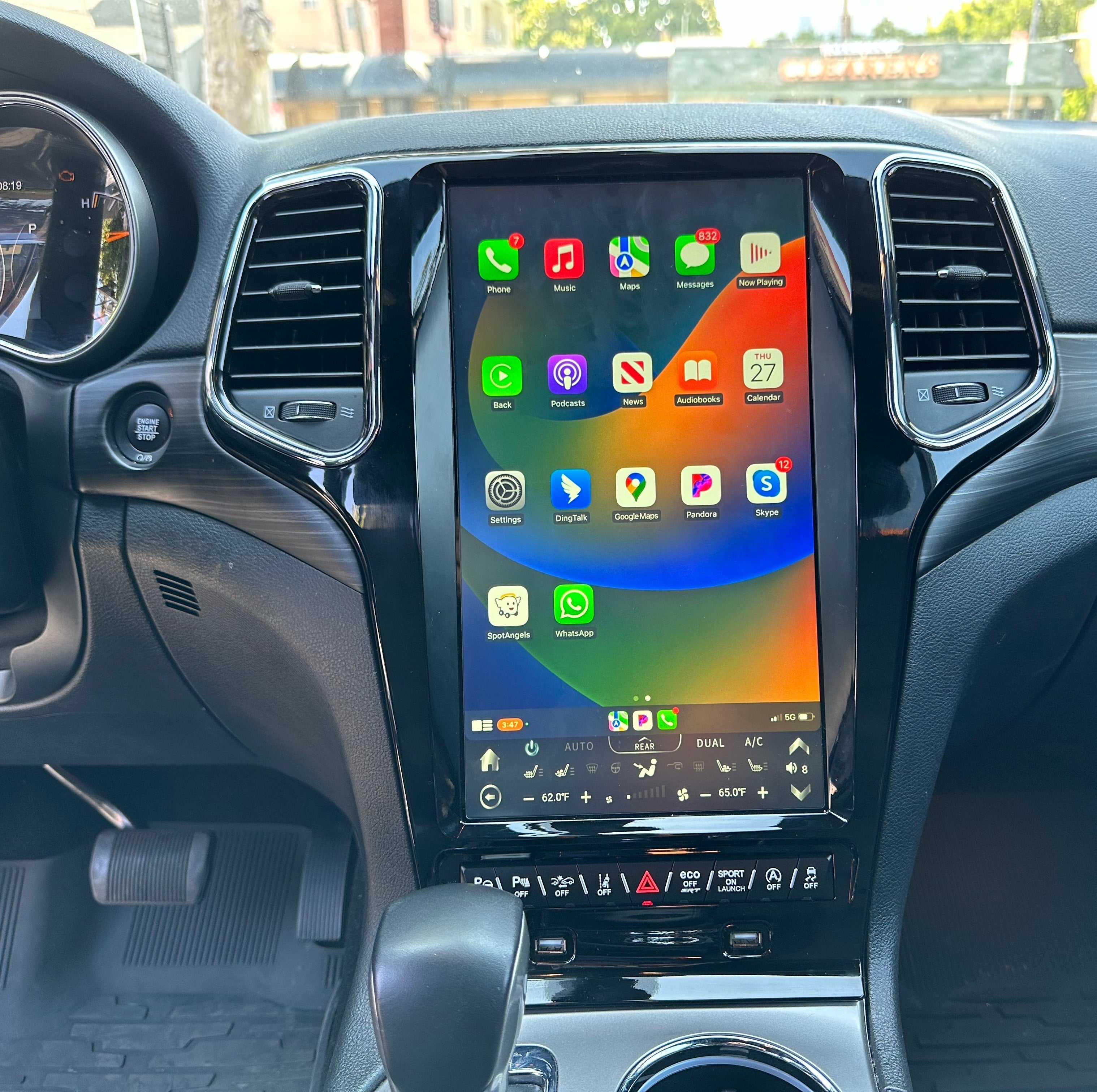 グランドチェロキー　2014-2019 Android ナビ13.3 インチ For Jeep Grand Cherokee 2014-2017 Android 13 Carplay Car