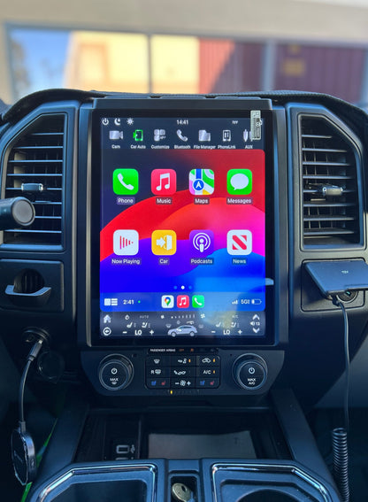 13” Android 13/14 Vertical Screen Navigation Radio for Ford F-150 F-250 F-350 F-450 F-550 2015-2020