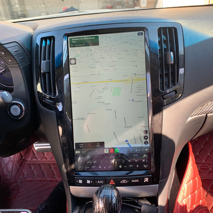 13.6" Vertical Screen Android 13/14 Fast boot Navigation Receiver for Infiniti G25 G35 G37 Q40 Q60 2007 - 2015