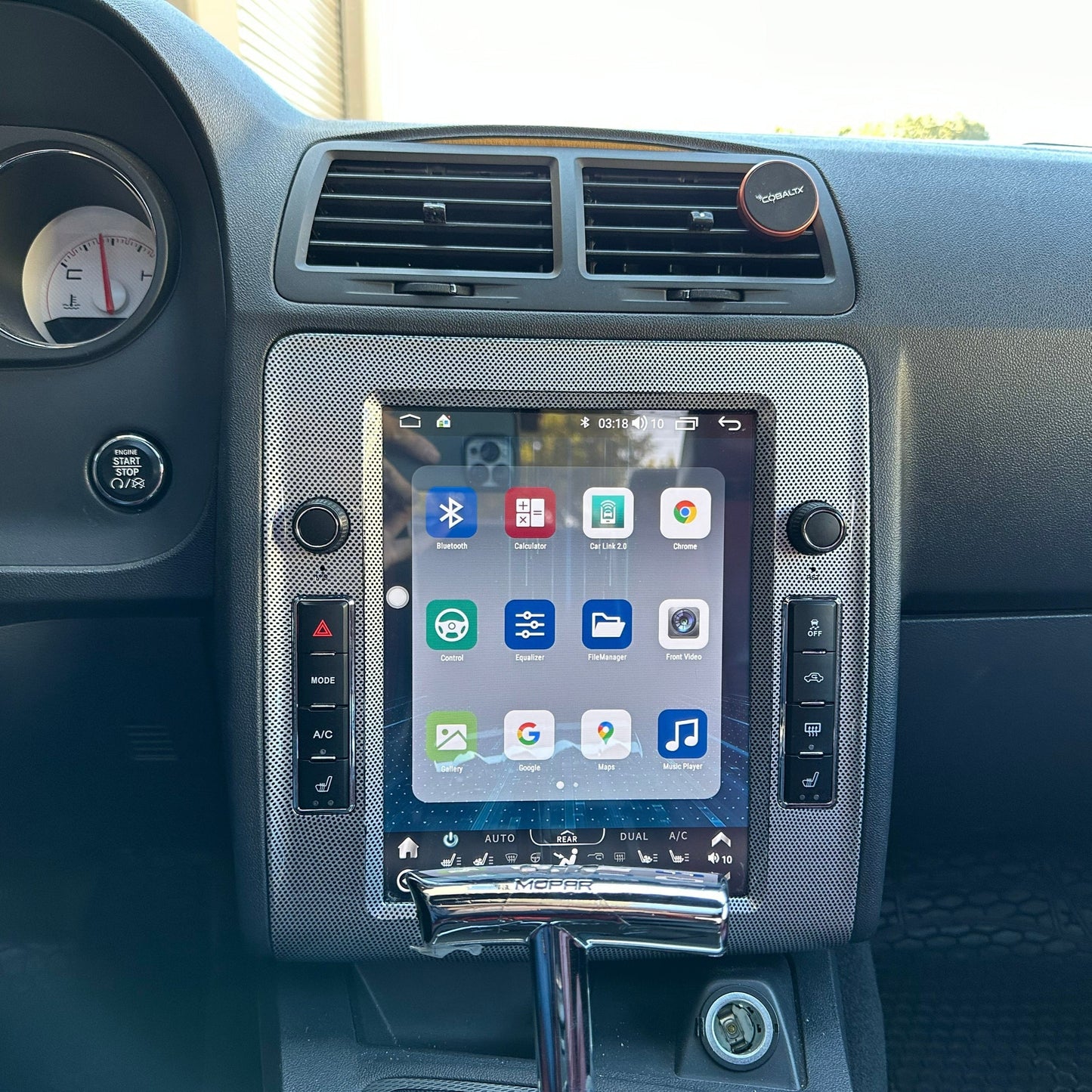 [ Open Box ] 10.4" Vertical Screen Android 10/12 Fast boot Navigation Radio for Dodge Challenger 2008 - 2014 | Phoenix Automotive