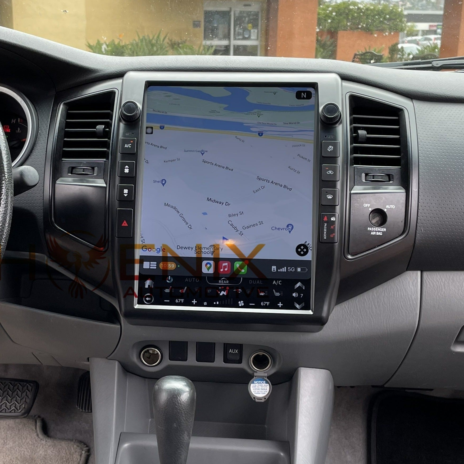 [open box] 7870/Qualcomm6125 13” Android 10/12/13 Vertical Screen Navigation Radio for Toyota Tacoma 2005 - 2015