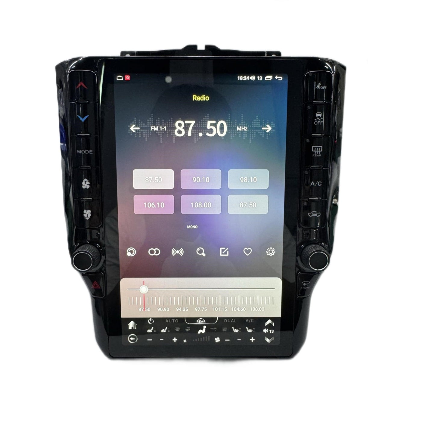 11.5” Android 13/14 Vertical Screen Navigation Radio for Dodge Ram 2019- 2024