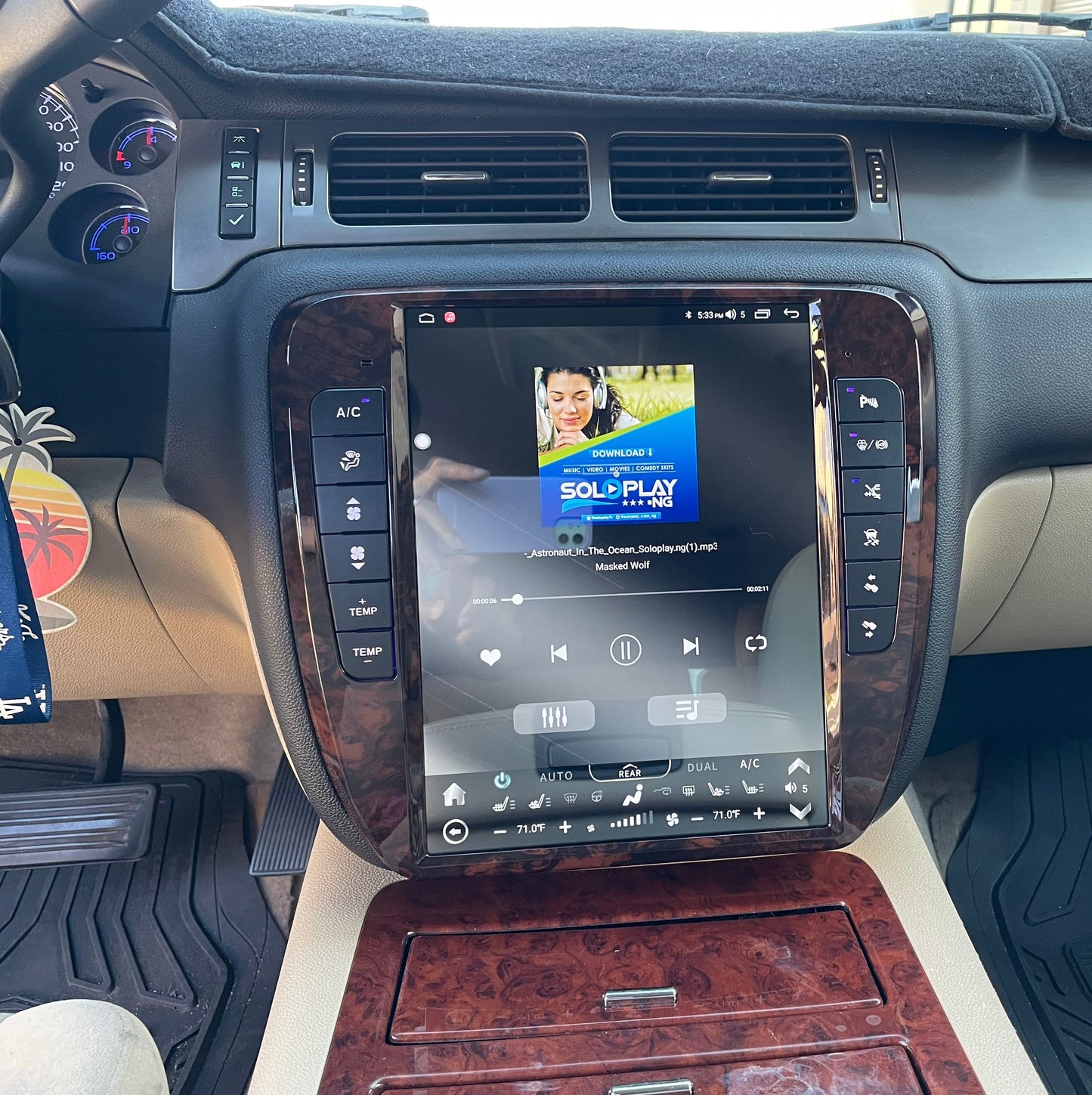 [Hot-selling] 13" Android 13 Navigation Radio for Chevrolet Silverado Tahoe Suburban GMC Yukon Sierra Avalanche 2007 - 2014