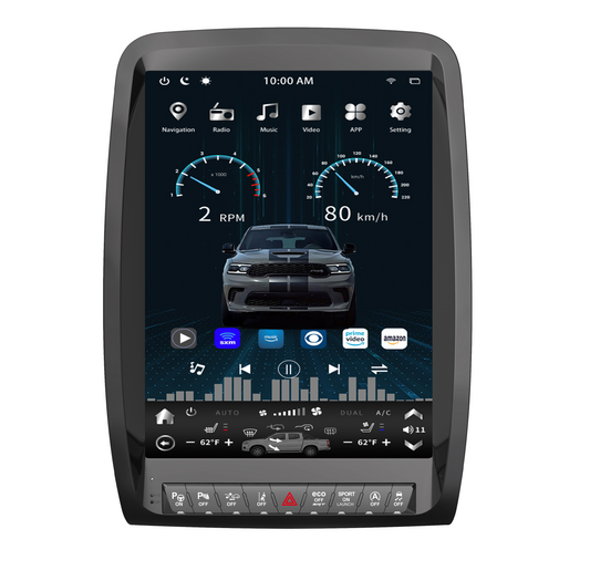 [Open box] 13” Android 12/13/14 Vertical Screen Navigation Radio for Dodge Durango 2011 - 2020