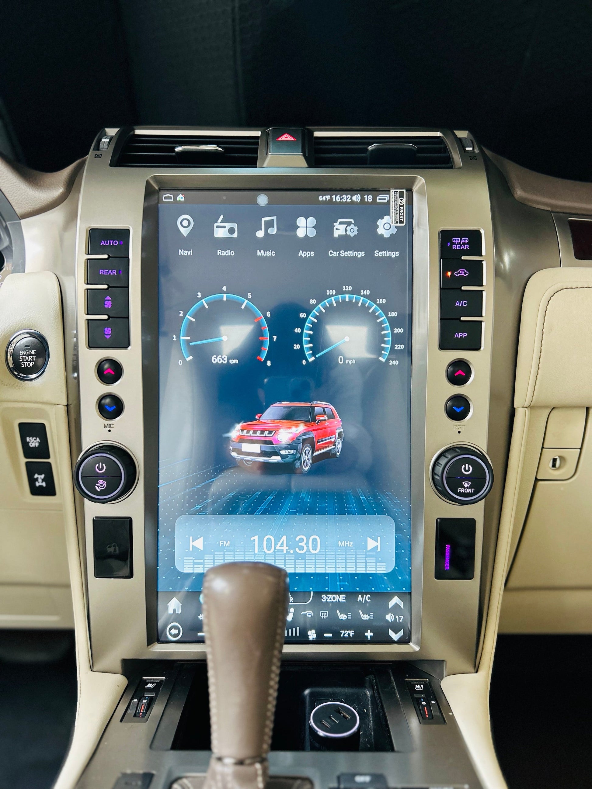 [Open Box]15.6" Android 12 Fast boot Navigation Radio for Lexus GX 400 GX 460 2010 - 2021