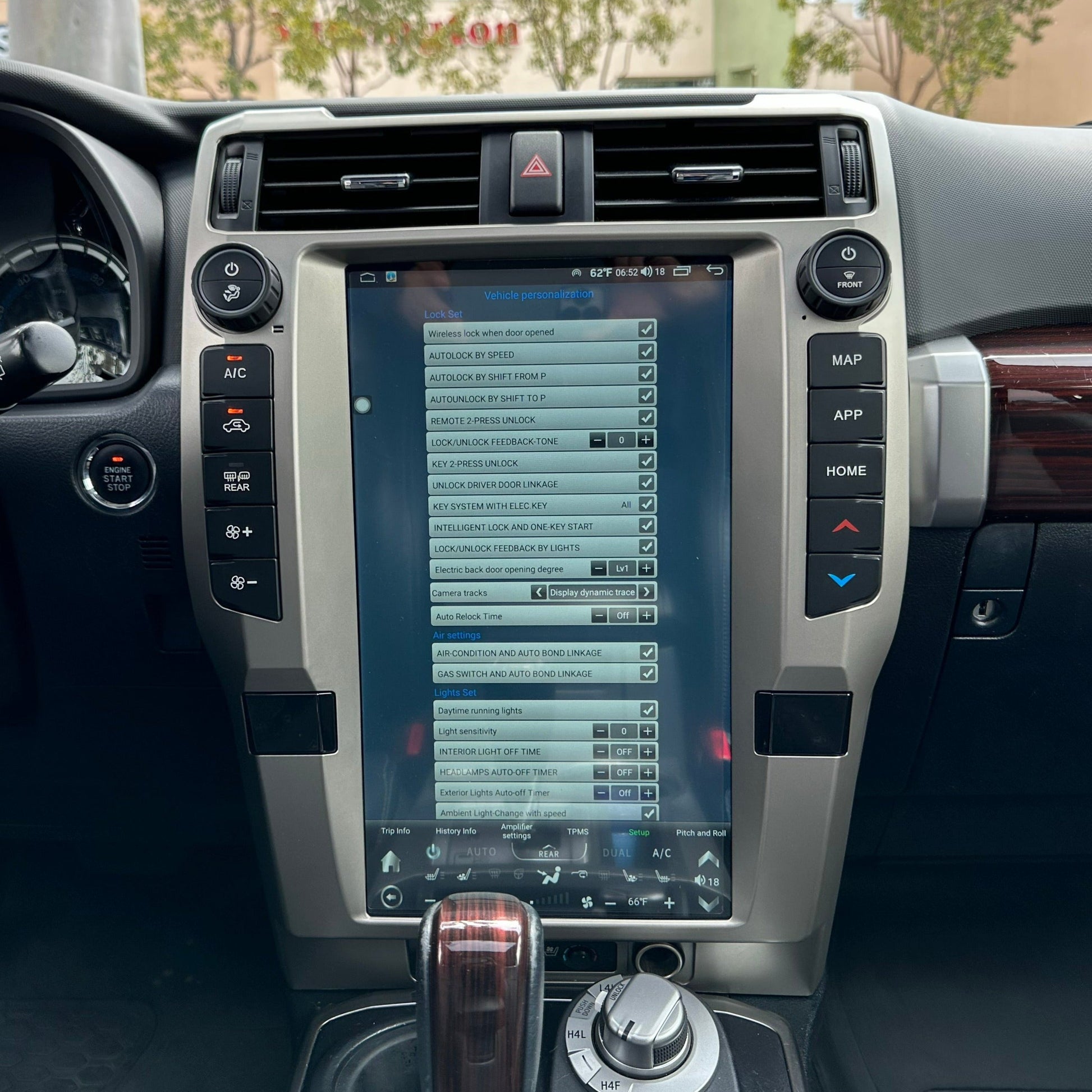 [Open box] 16" Vertical Screen Android 10/12/13/14 fast boot Navi Radio for Toyota 4Runner 2010 - 2024
