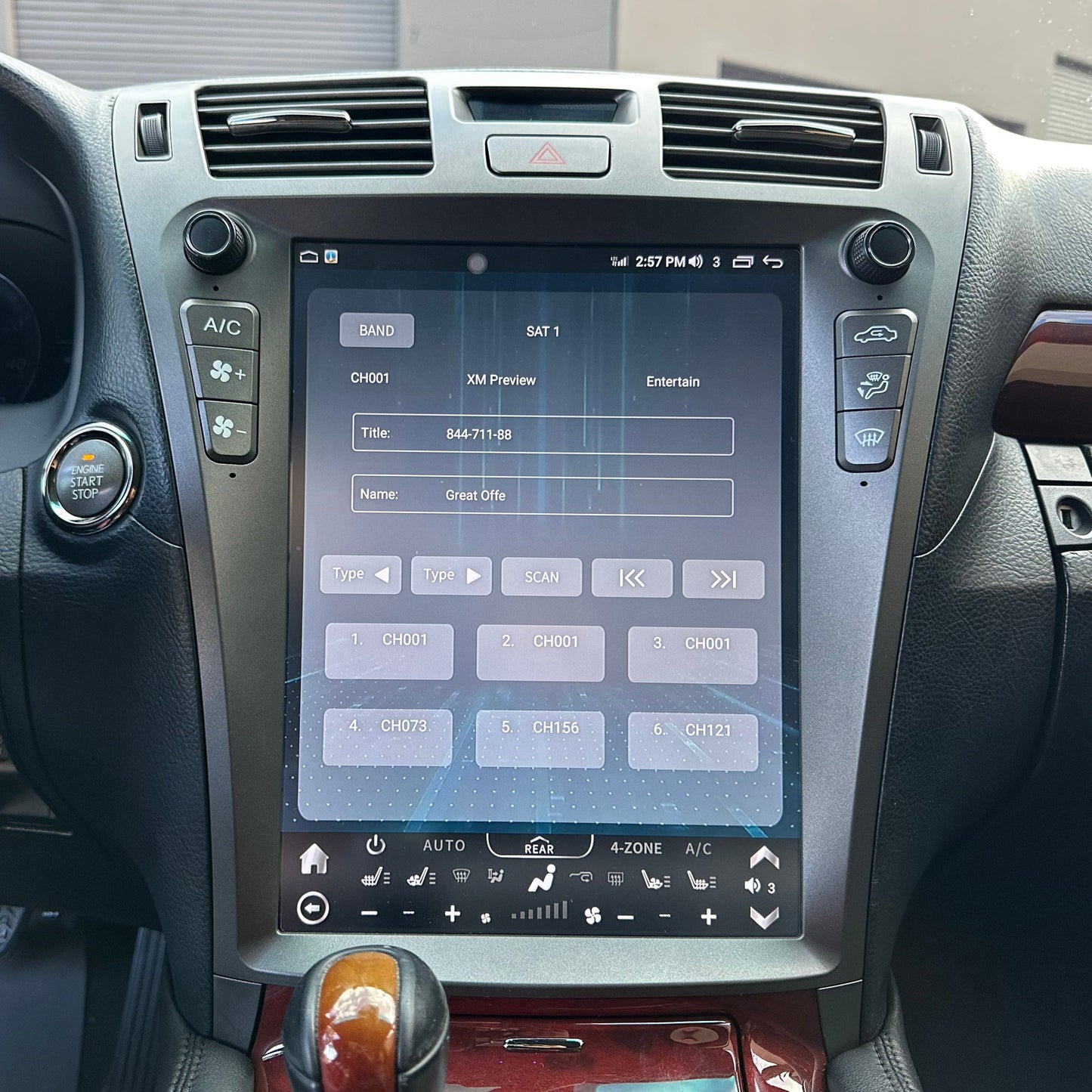 [Open box] 13" Vertical Screen Android 12/13 Fast boot Navi Radio For Lexus LS 460 600 600h 2007 - 2012