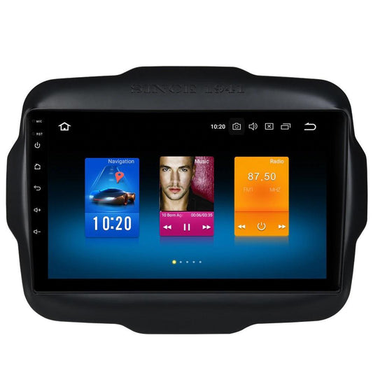 9" Octa-Core Android Navigation Radio for Jeep Renegade 2015 - 2019