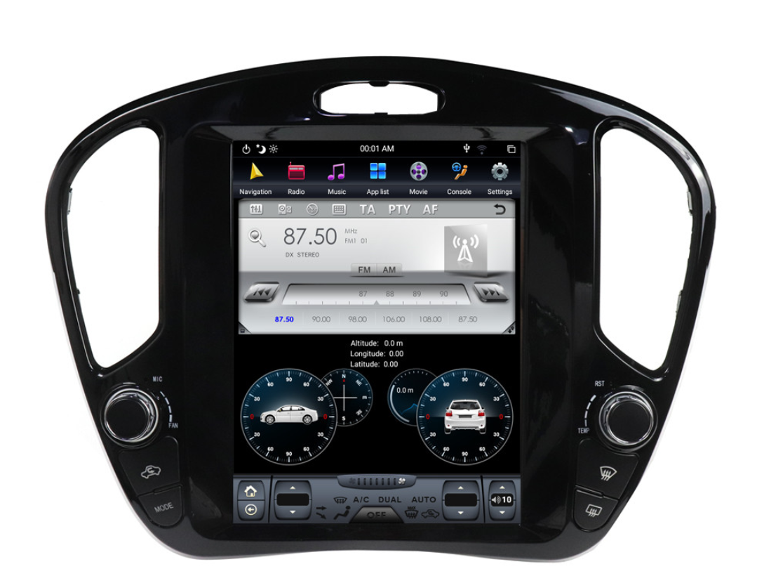 [open box] [ G6 octa-core ] 10.4" Vertical Screen Android 11 Fast boot Navigation Radio For Nissan Juke 2011-2019