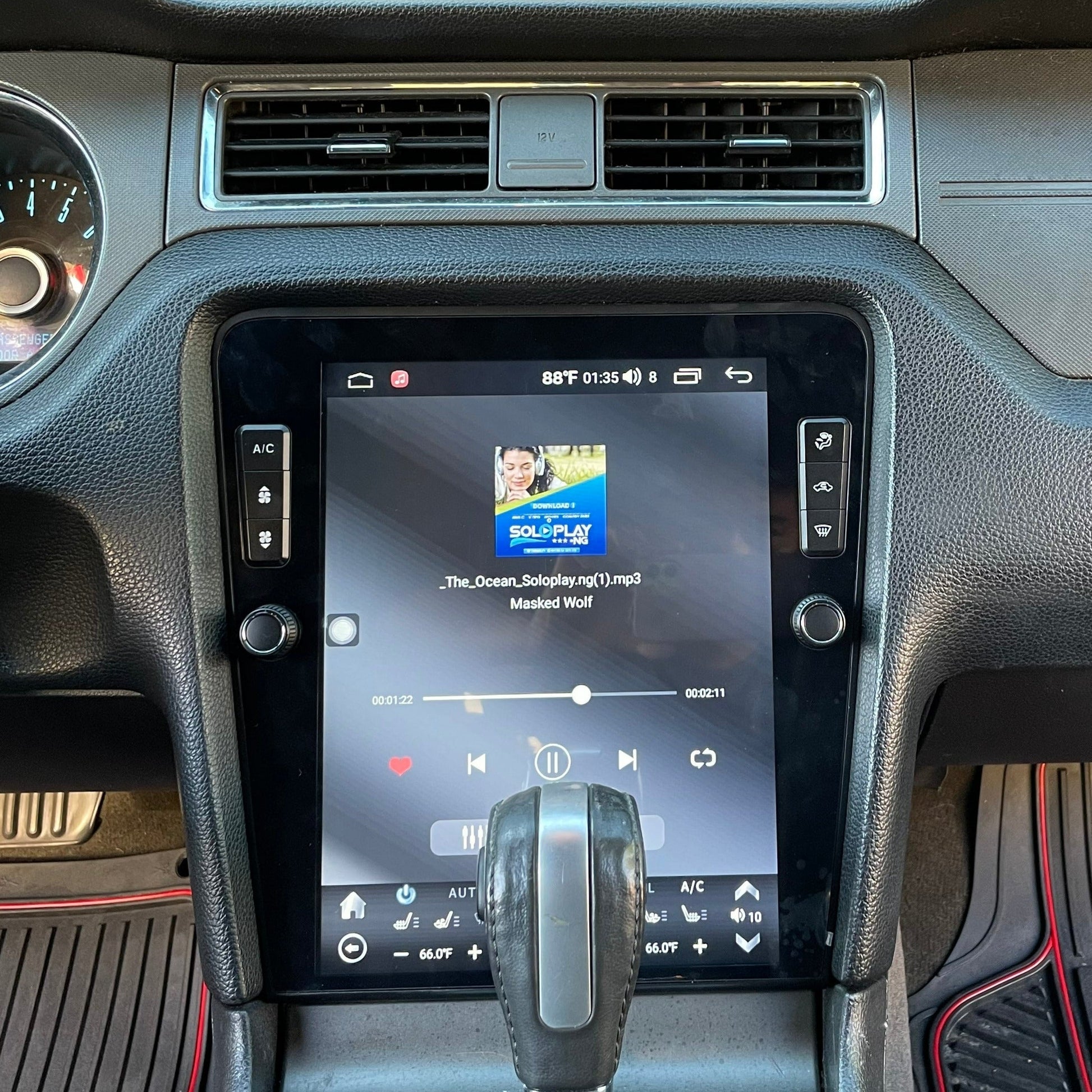 [Open box]12.1" Vertical Screen Android 10/12/13 Fast boot Navigation Radio for Ford Mustang 2010 - 2014