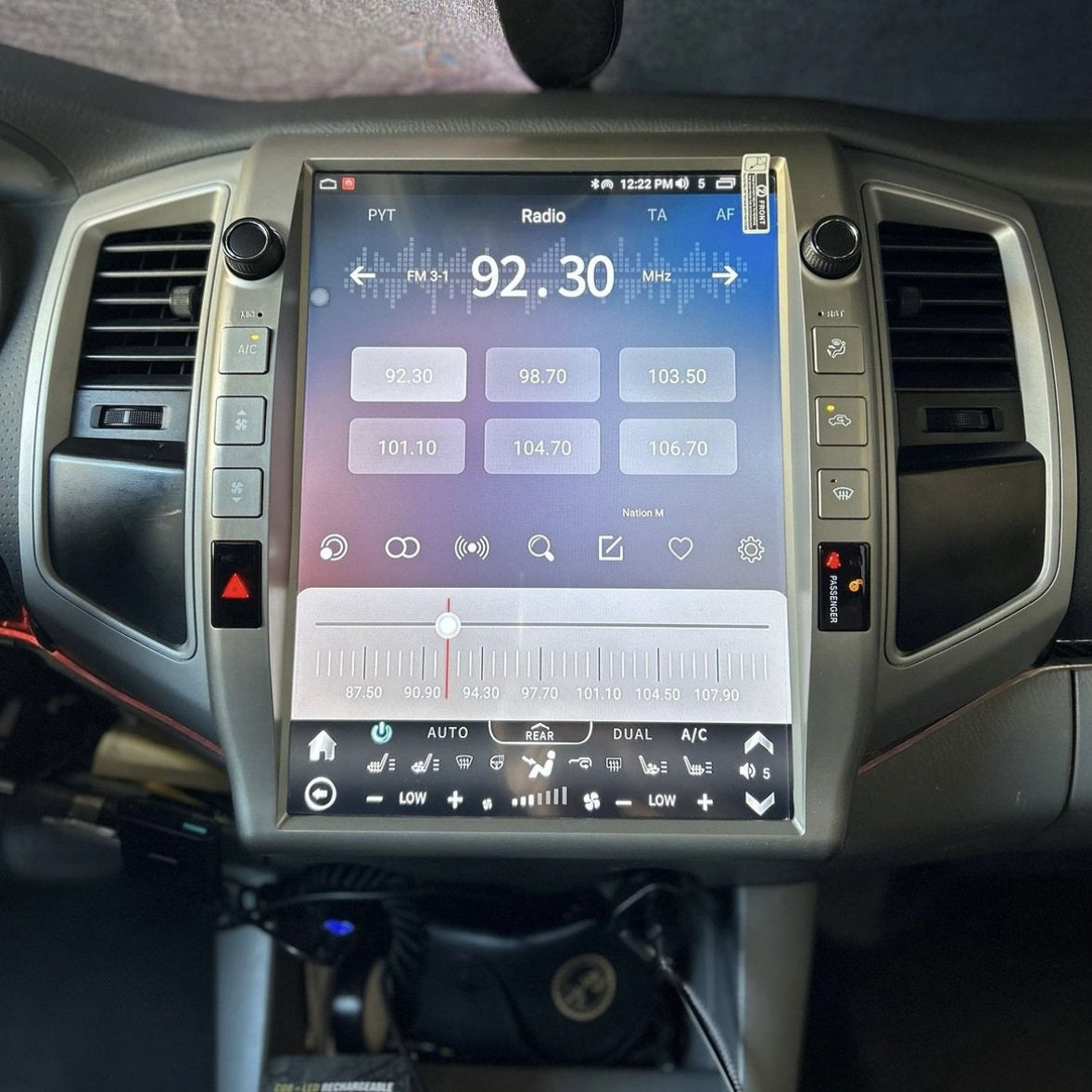 [open box] 7870/Qualcomm6125 13” Android 10/12/13 Vertical Screen Navigation Radio for Toyota Tacoma 2005 - 2015
