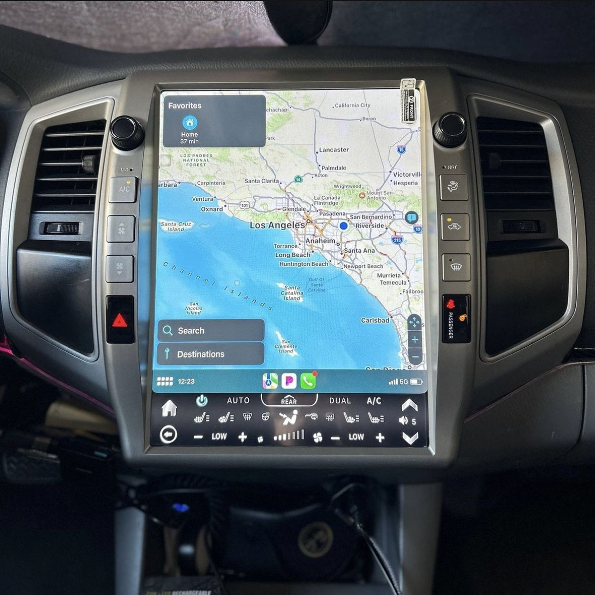 [open box] 7870/Qualcomm6125 13” Android 10/12/13 Vertical Screen Navigation Radio for Toyota Tacoma 2005 - 2015