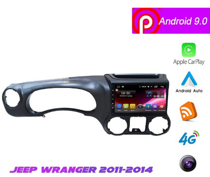 10.1" Android 9 Navigation Radio for Jeep Wrangler 2011 - 2014