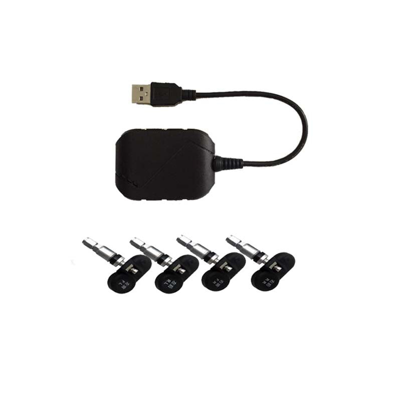USB TPMS Tire Pressure Monitoring System for Android head units w/ Internal sensors